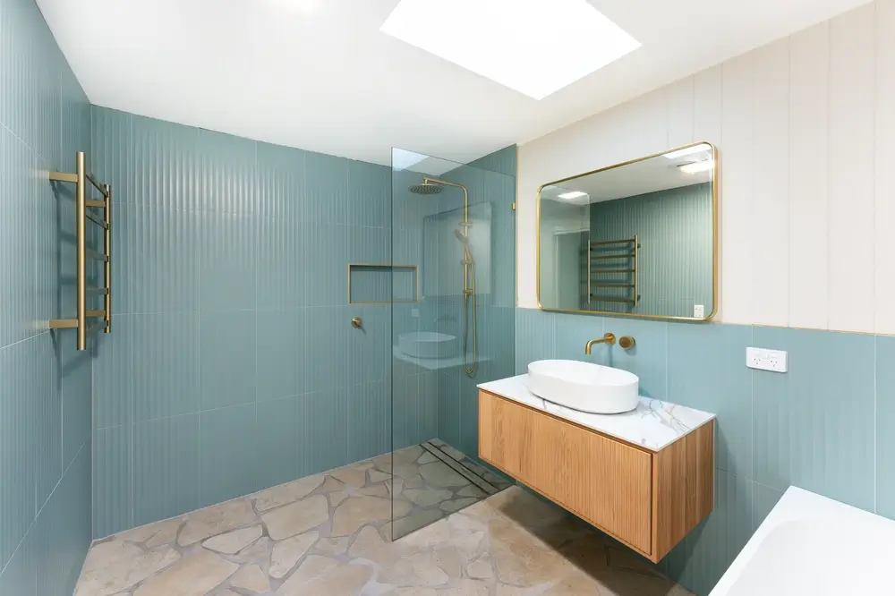 Modern bathroom remodel